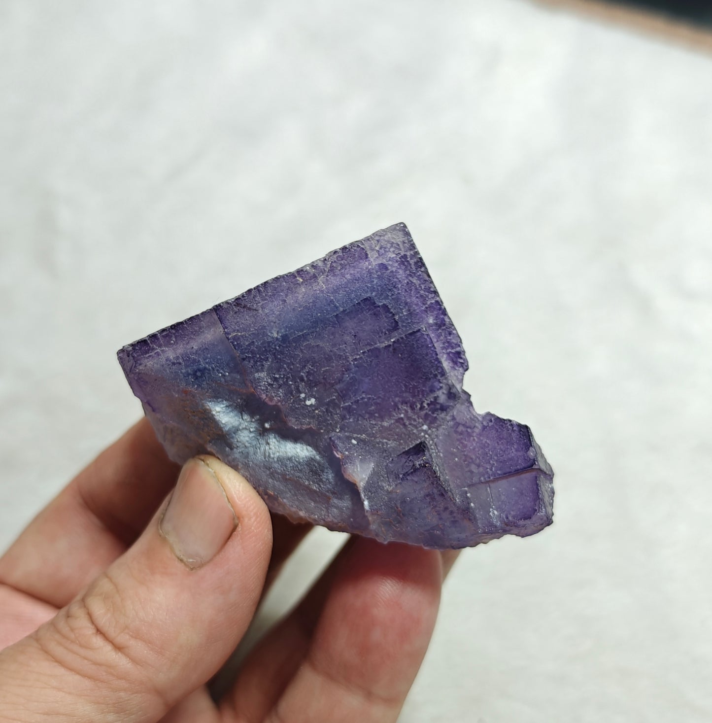 Natural Purple Fluorite Specimen 105 grams