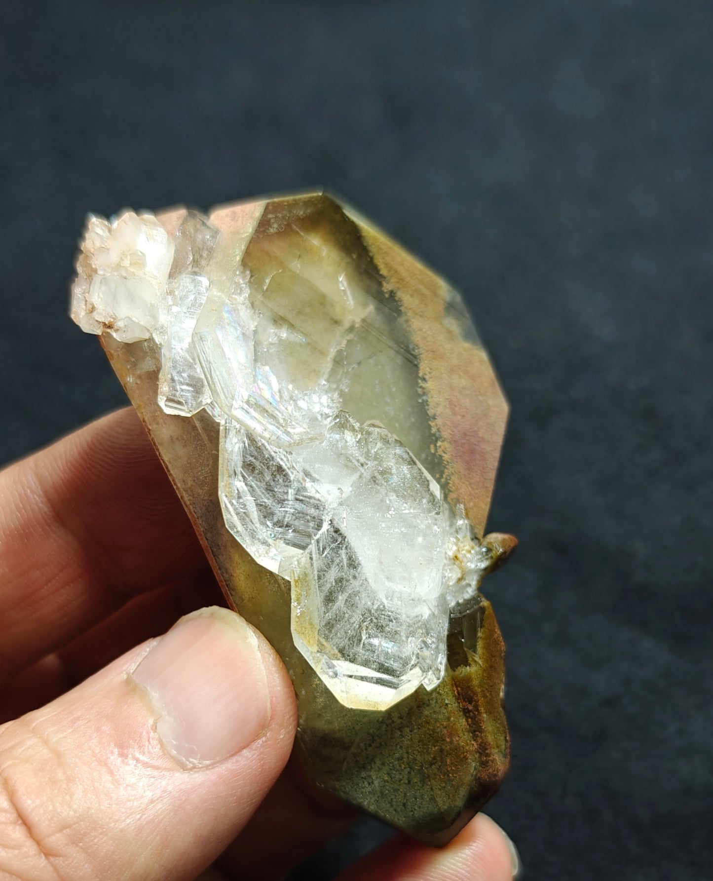 Chlorite hematite/iron quartz 56 grams