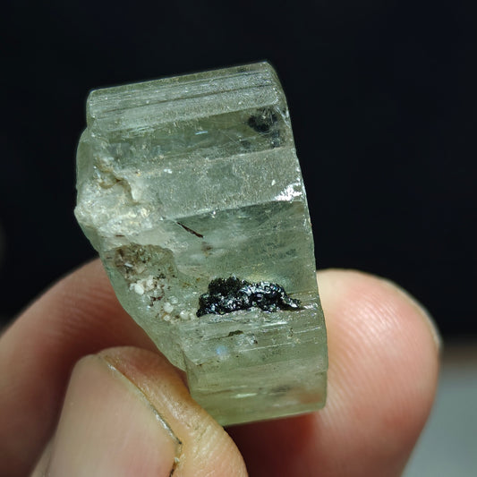 Natural green apatite crystal 16 grams