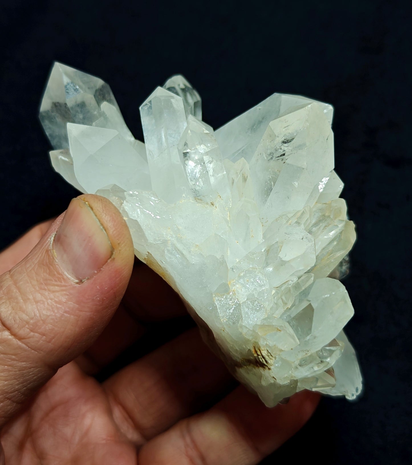 An amazing specimen of Quartz Crystals cluster combined together with beautiful terminations 272 grams