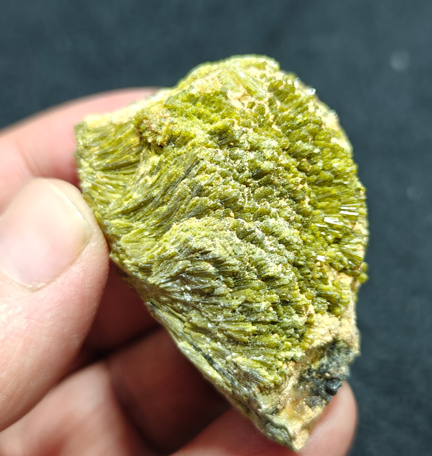 Natural lusterous Epidote cluster 96 grams