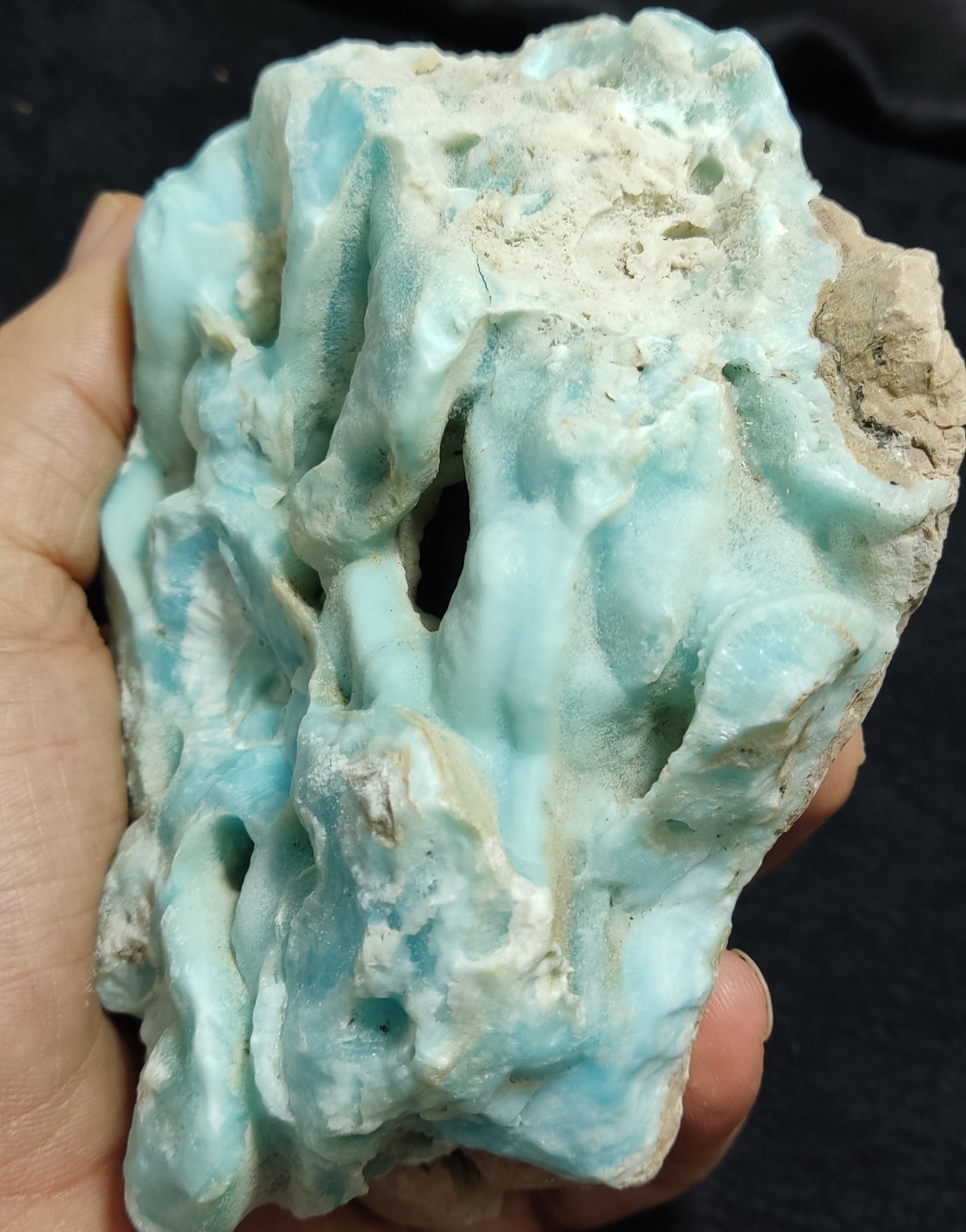 Natural Blue Aragonite 754 grams