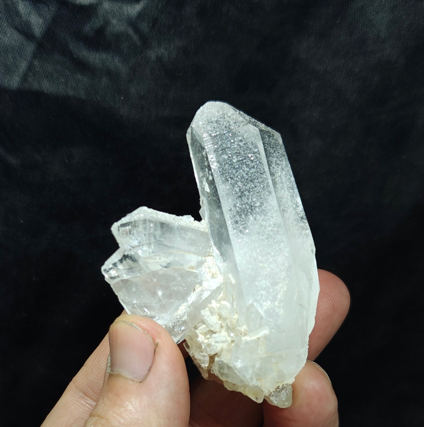Natural Clear Quartz cluster 74 grams