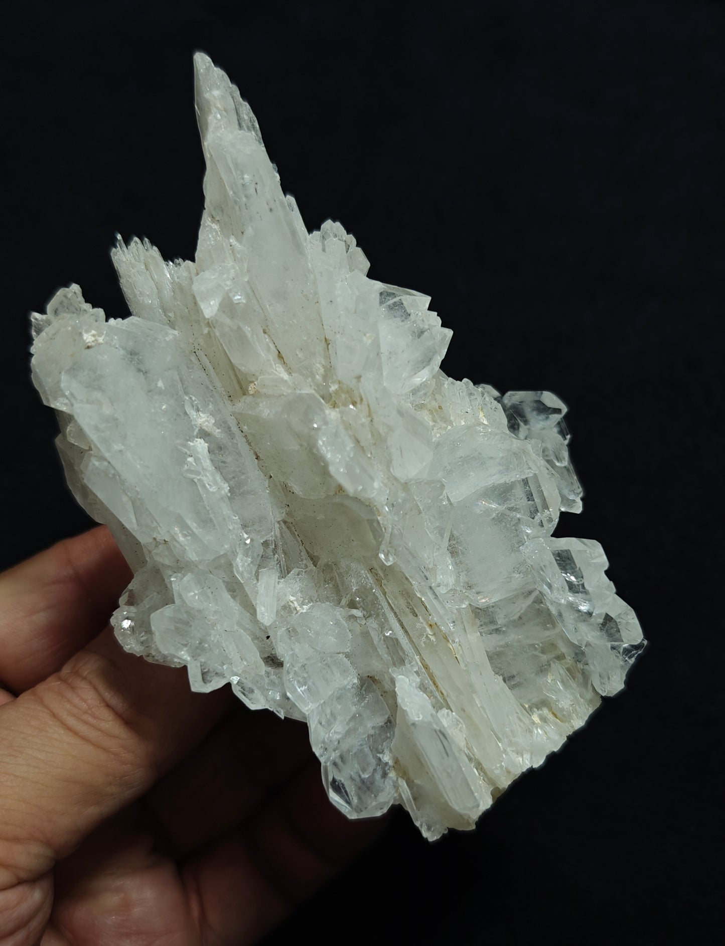 Single beautiful terminated Faden Quartz cluster 213 grams
