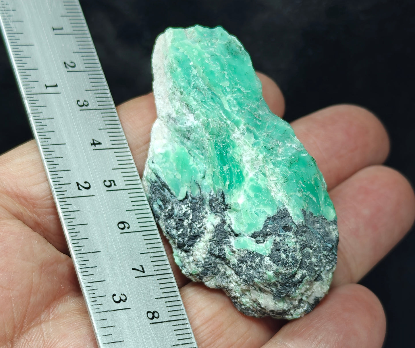 Natural green variscite chunk 48 grams