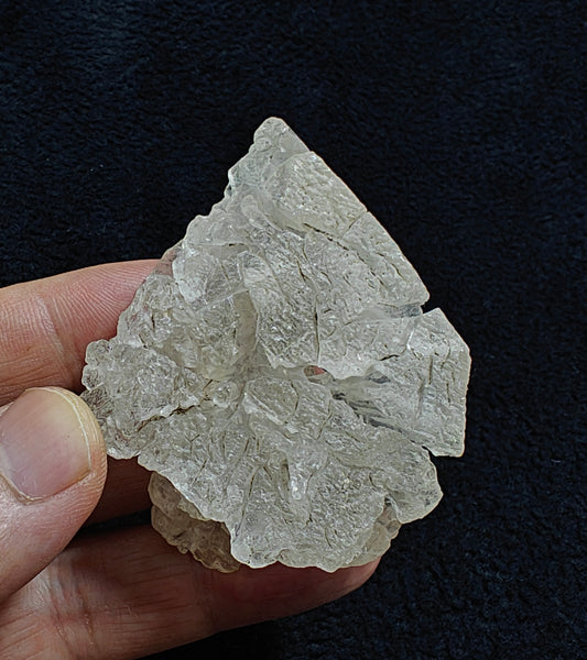 Natural etched pollucite 64 grams