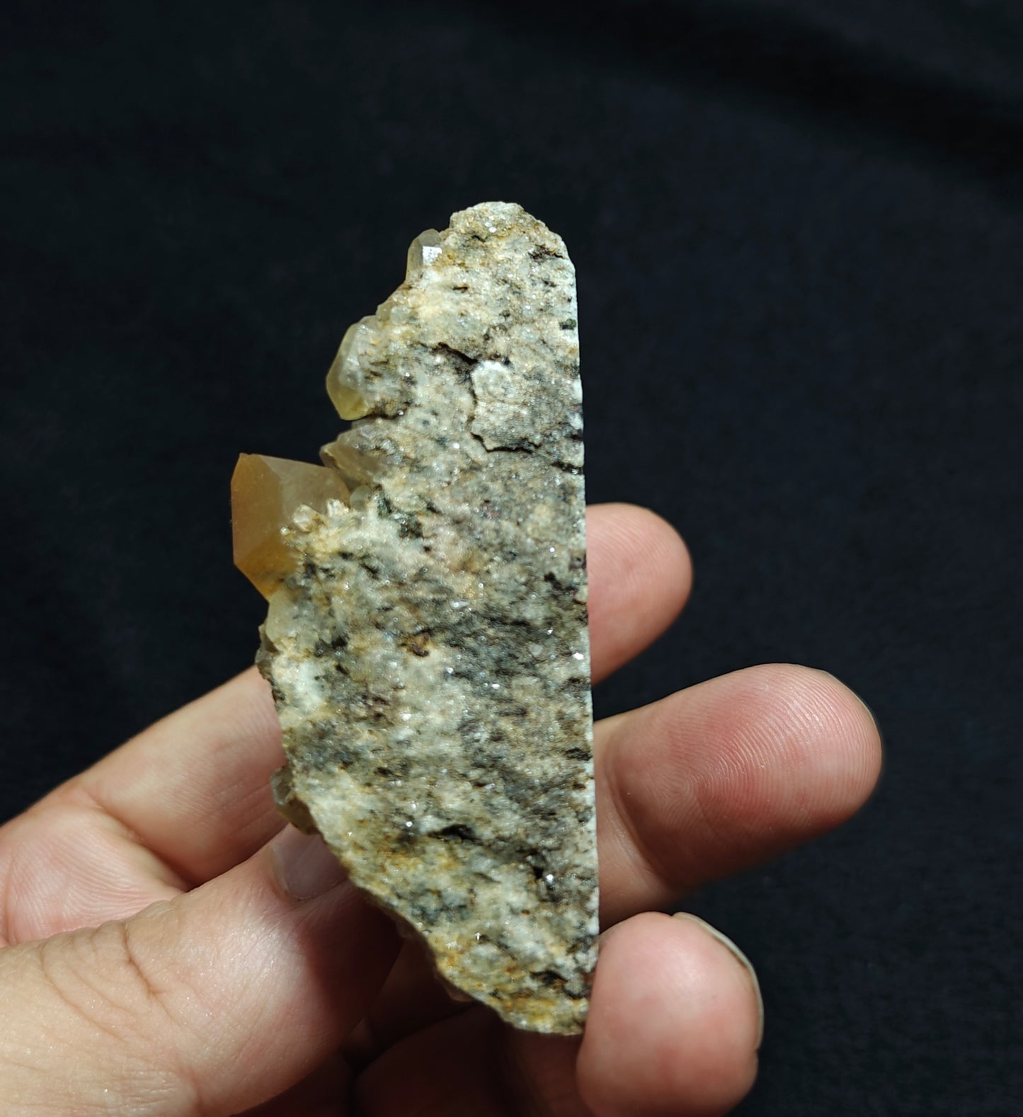 Astrophyllite Quartz Crystal on matrix 104 grams