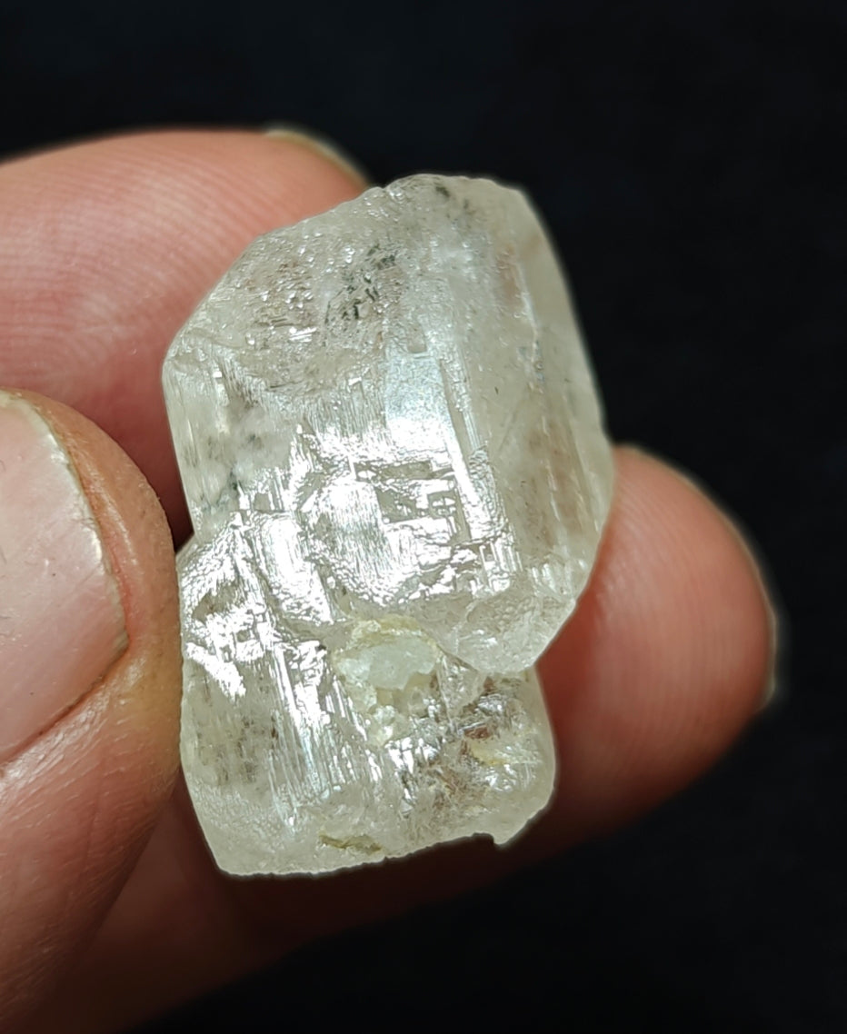 Double terminated topaz crystal 15 grams
