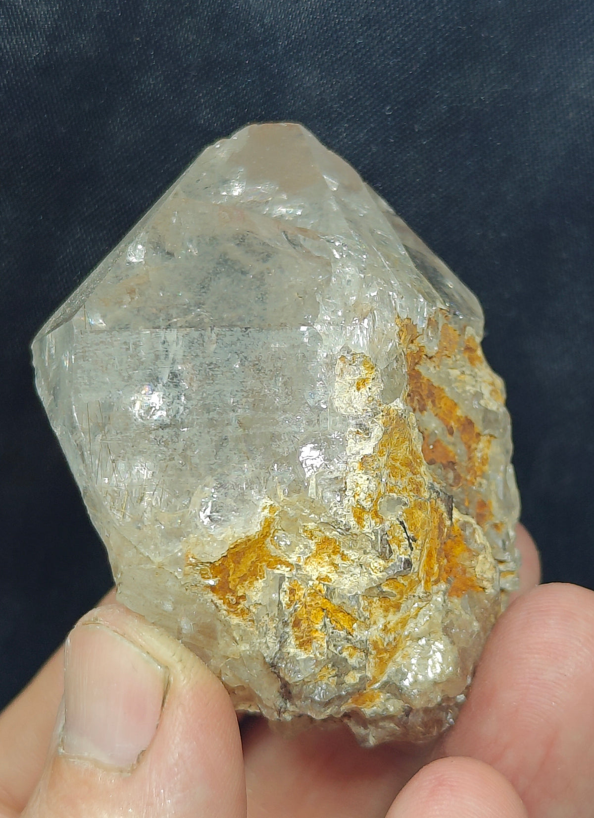 Rutile included quartz Crystal 135 grams