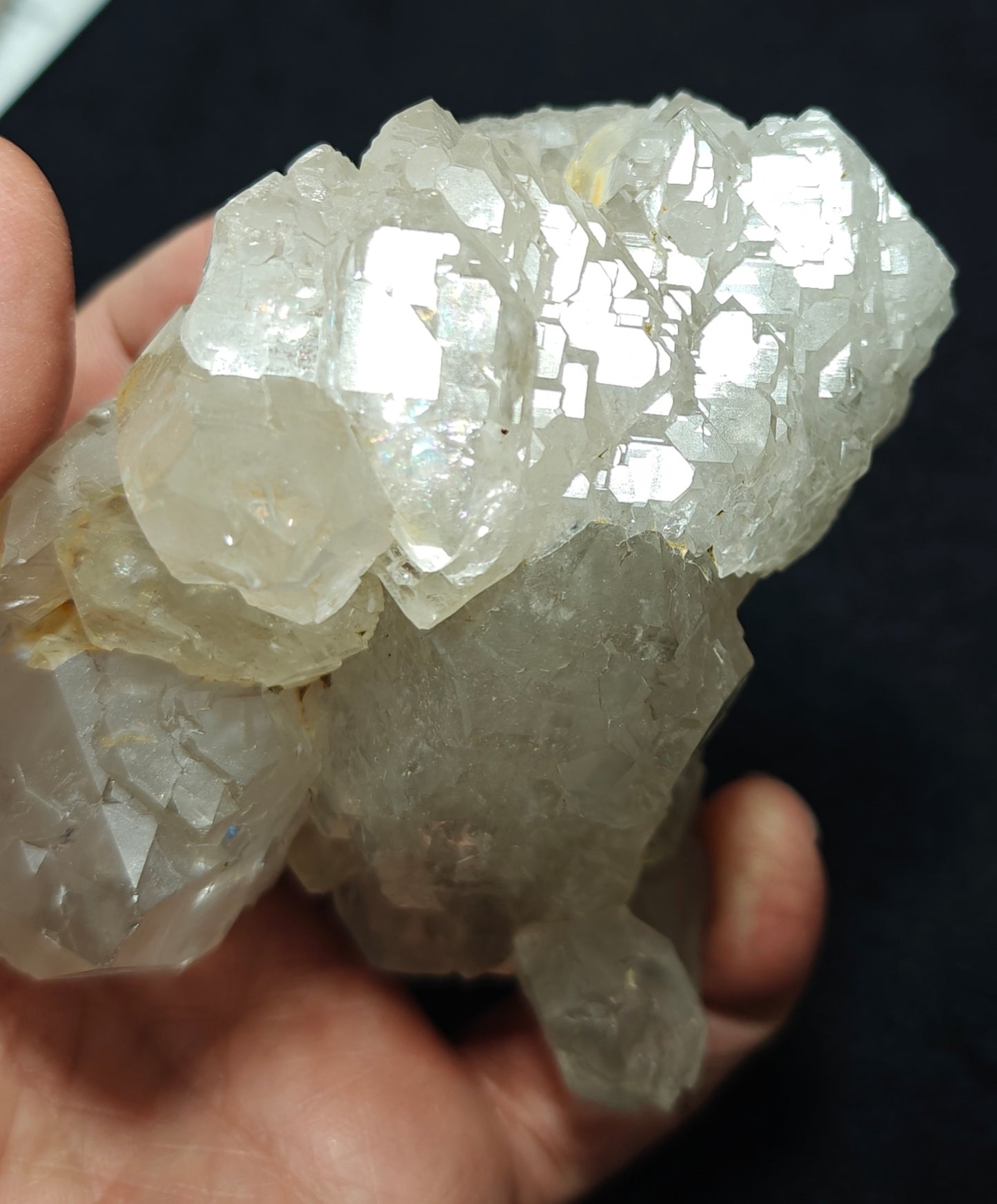 Very unique Elestial Quartz Crystal 425 grams