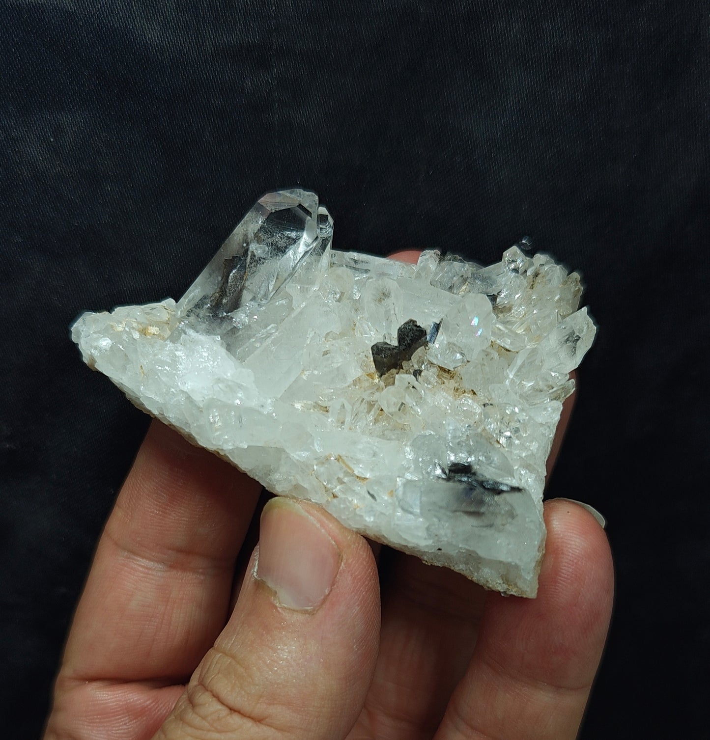 Terminated brookite Quartz Crystals specimen 62 grams