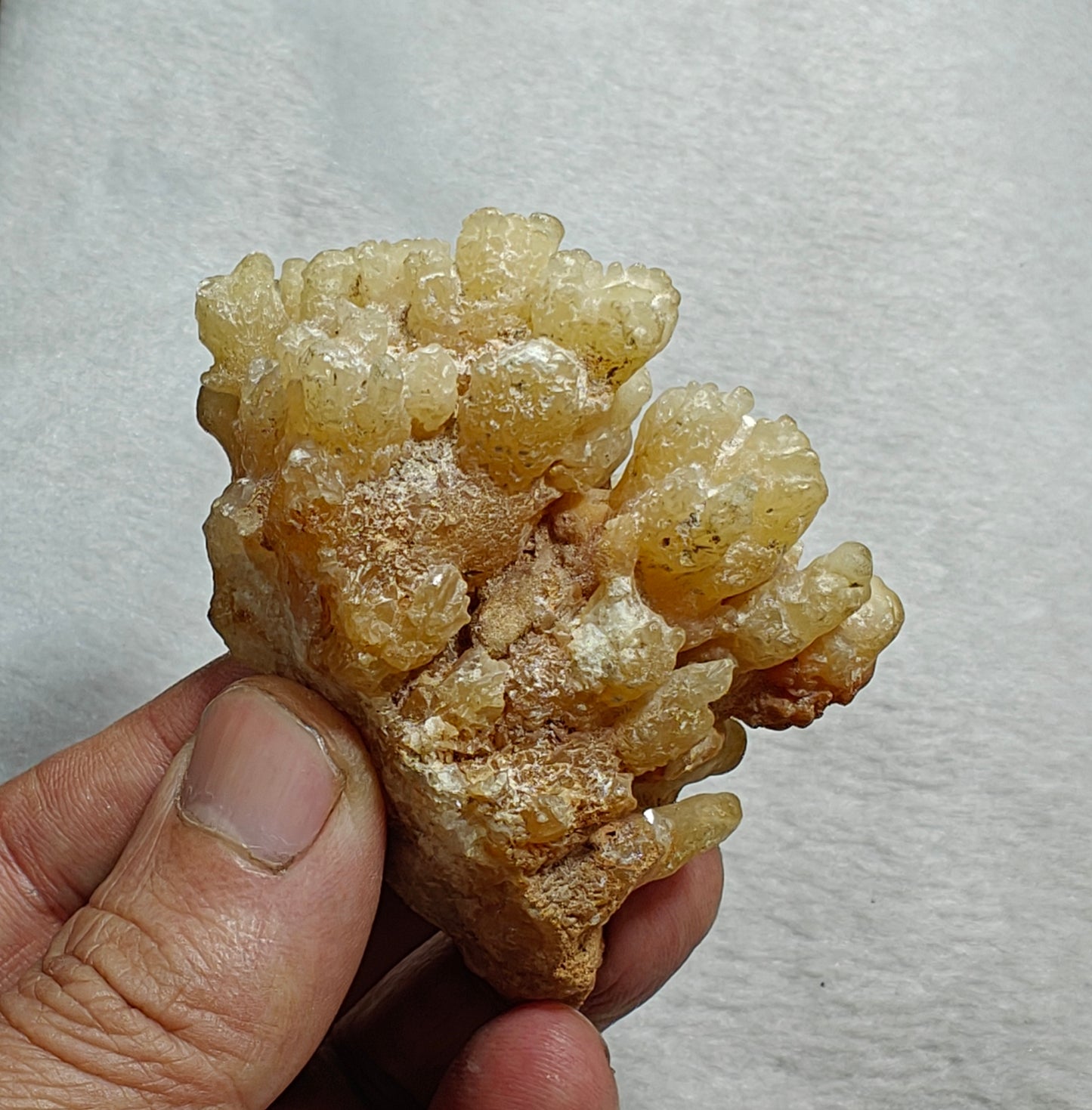 Aragonite flower shape natural terminated crystals 112 grams