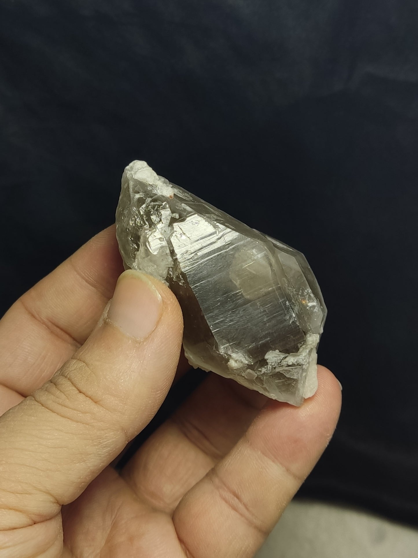 Natural Double Terminated Smoky Quartz Crystal 106 grams