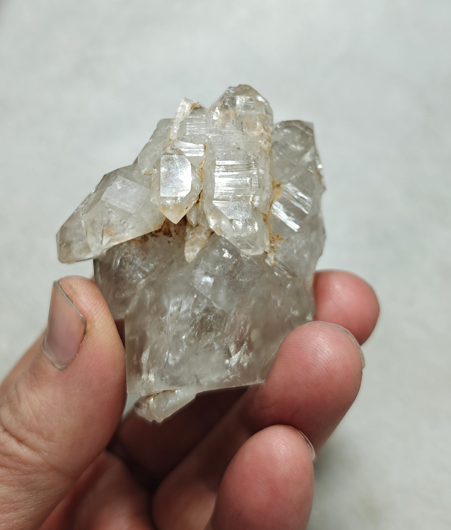Double terminated skeletal quartz crystal 145 grams