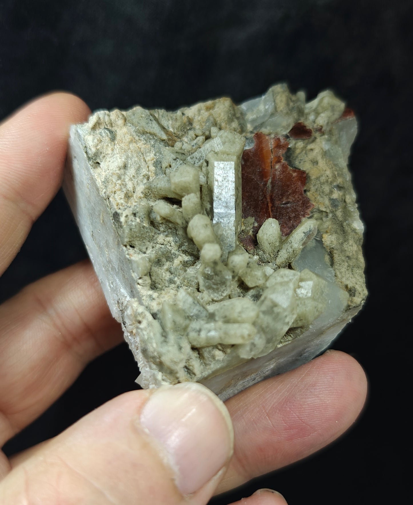 brookite in matrix with chlorite quartz 171 grams