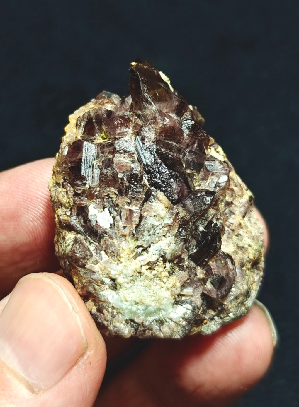 Natural axinite specimen 44 grams