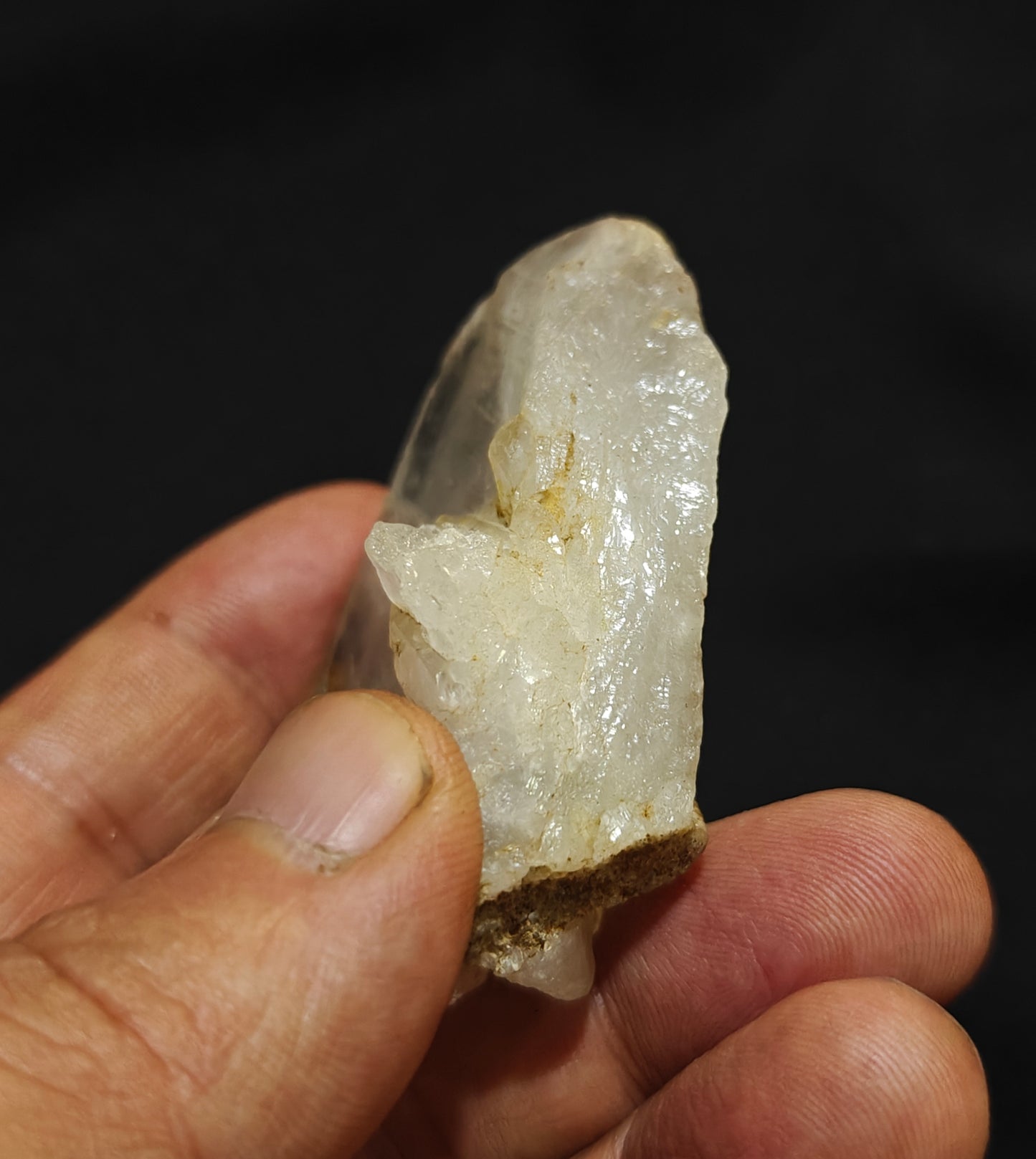 Natural faden quartz crystal 5.5x5x1.5cm