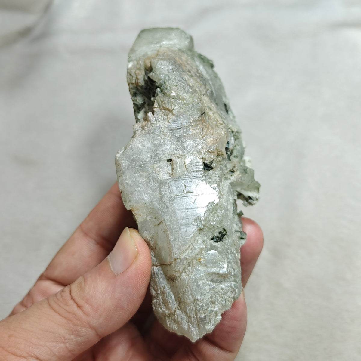 Natural Chlorite Quartz crystal 257 grams