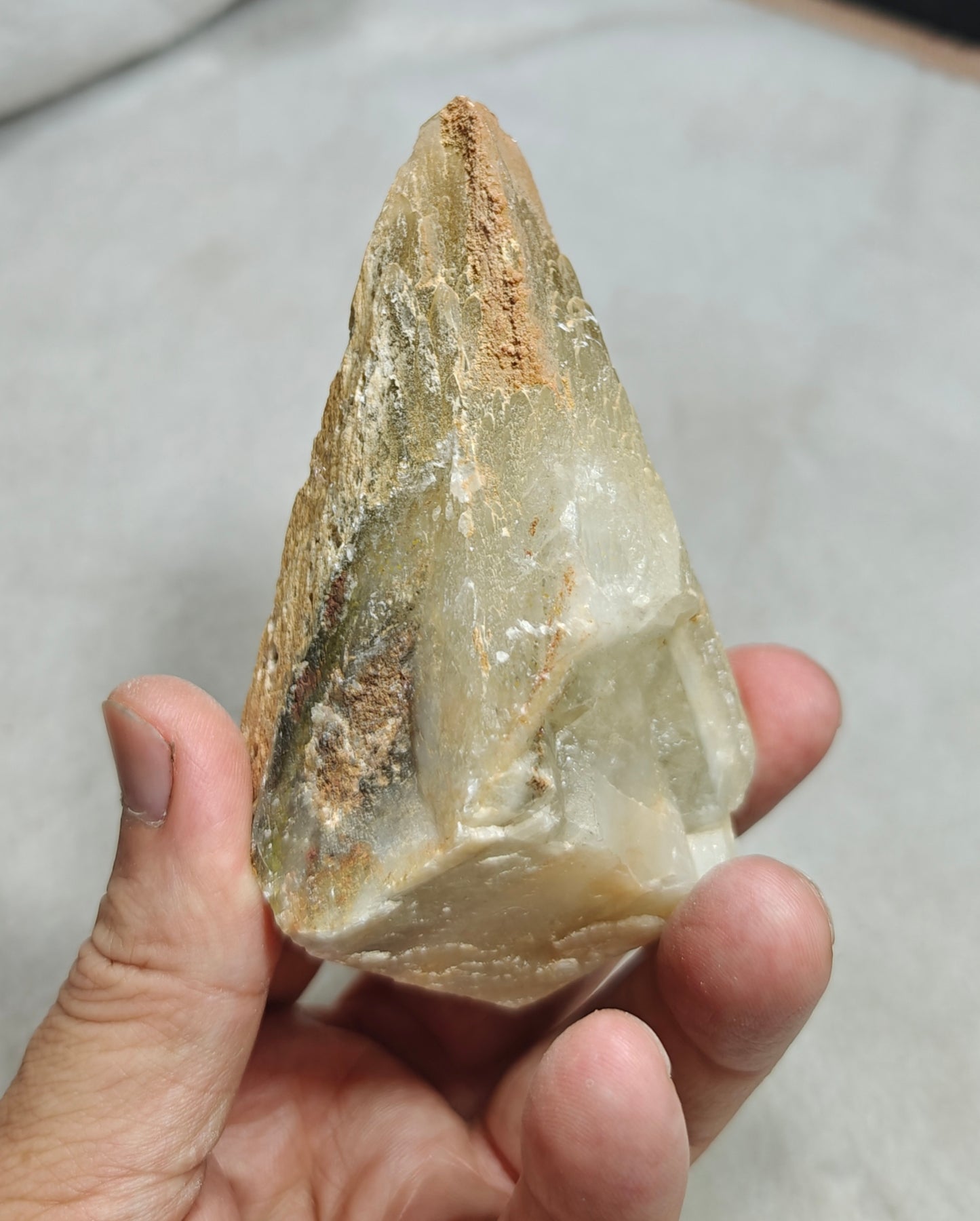 Naturally terminated Dogteeth Calcite Crystal 274 grams