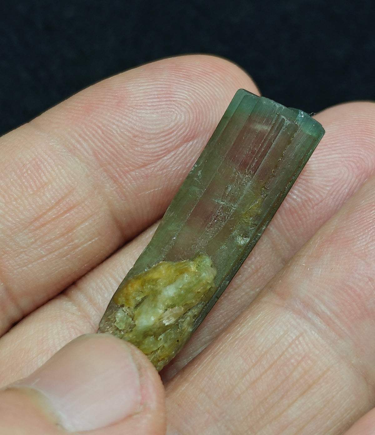 Natural watermelon Tourmaline crystal 45 carats