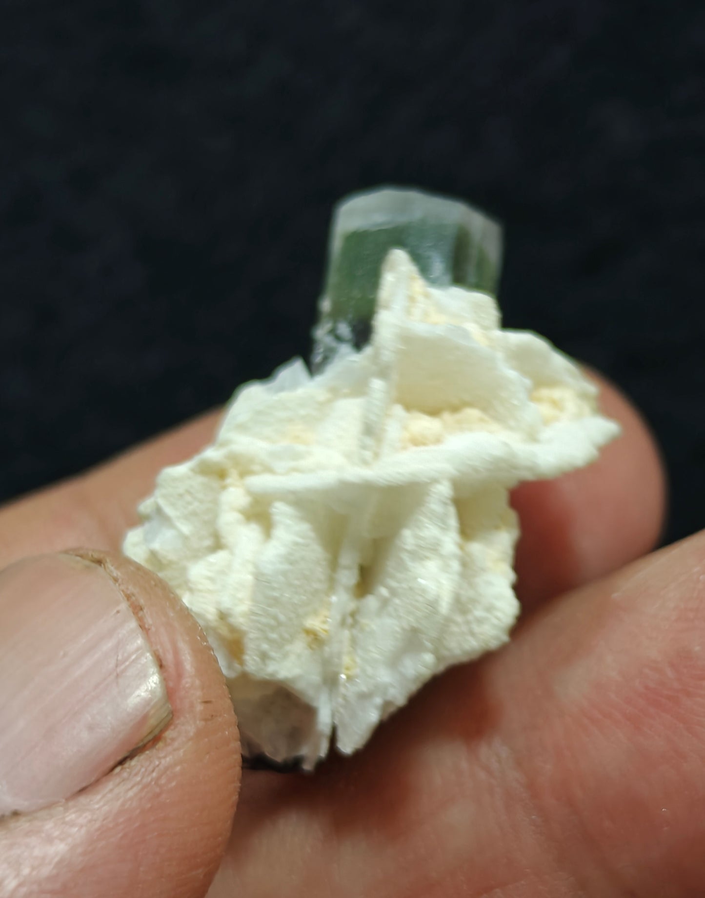 Natural multicolor Tourmaline crystal 7 grams