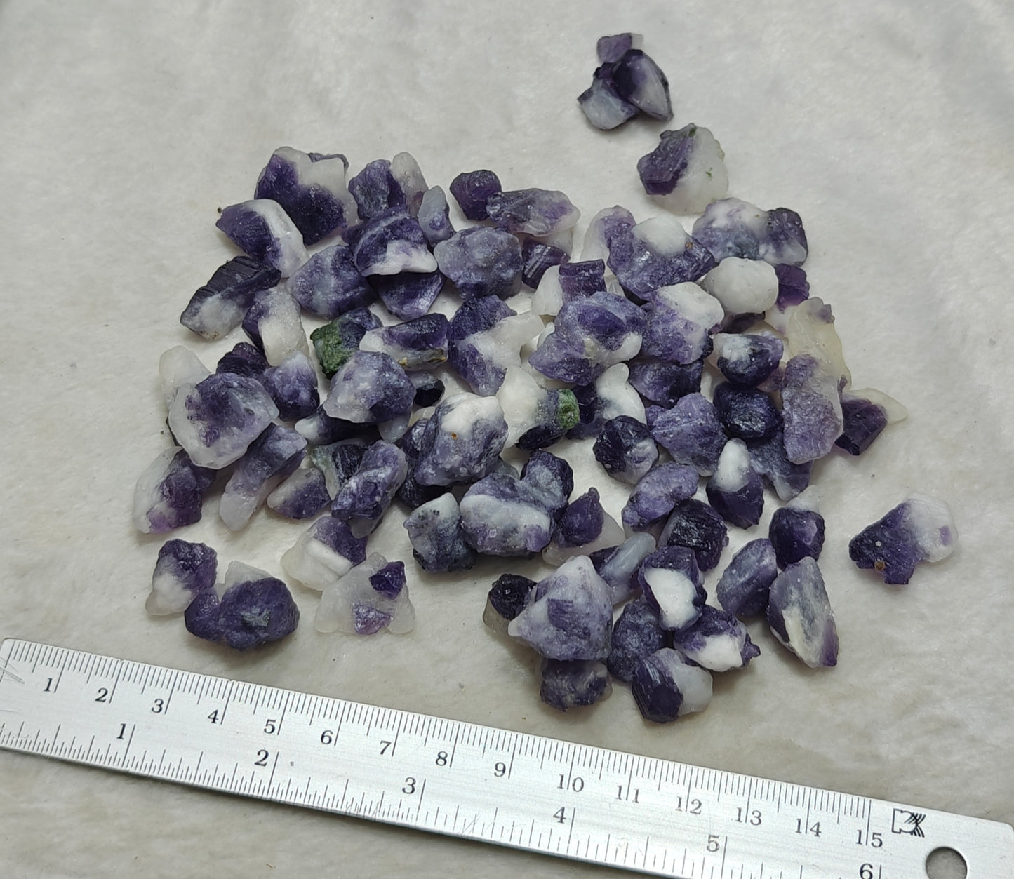 Purple scapolite collection 190 grams