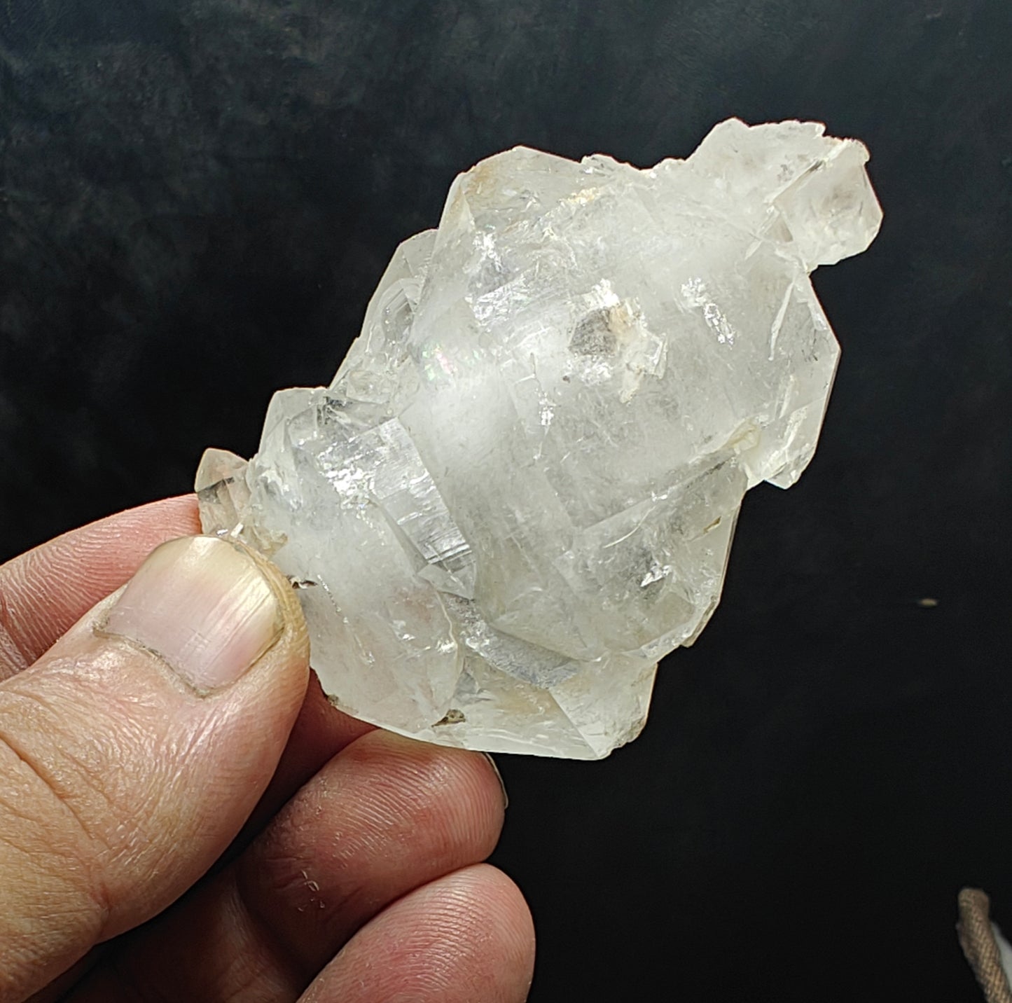 Natural faden quartz crystal 74 grams