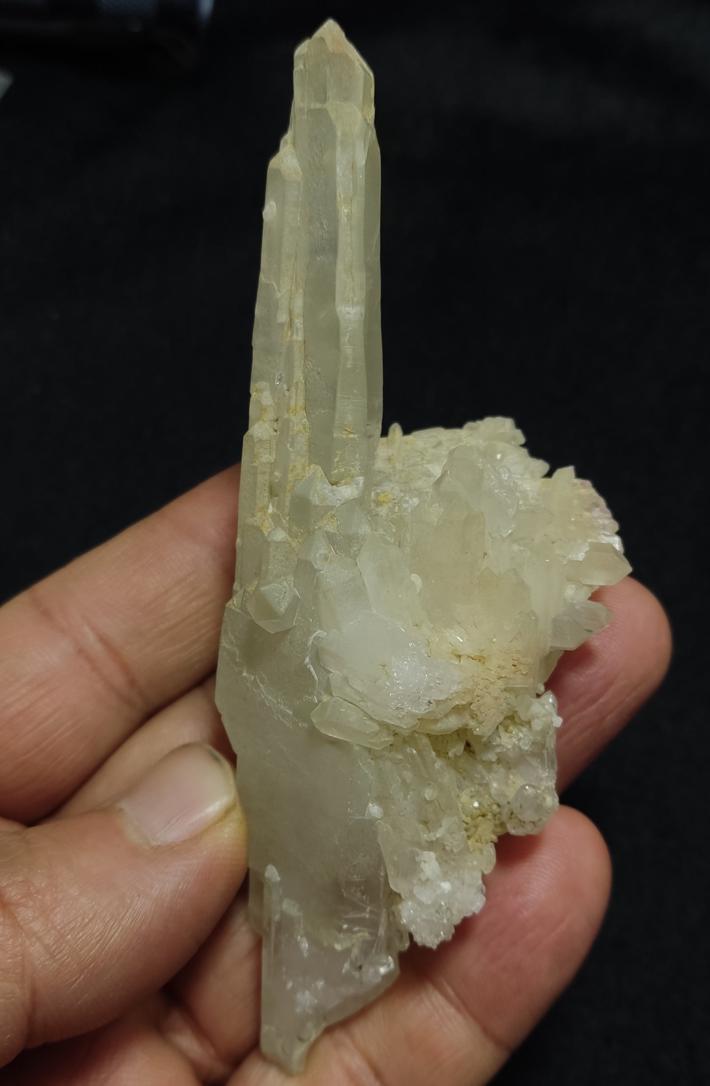 Faden/Chlorite Quartz Crystal 79 grams