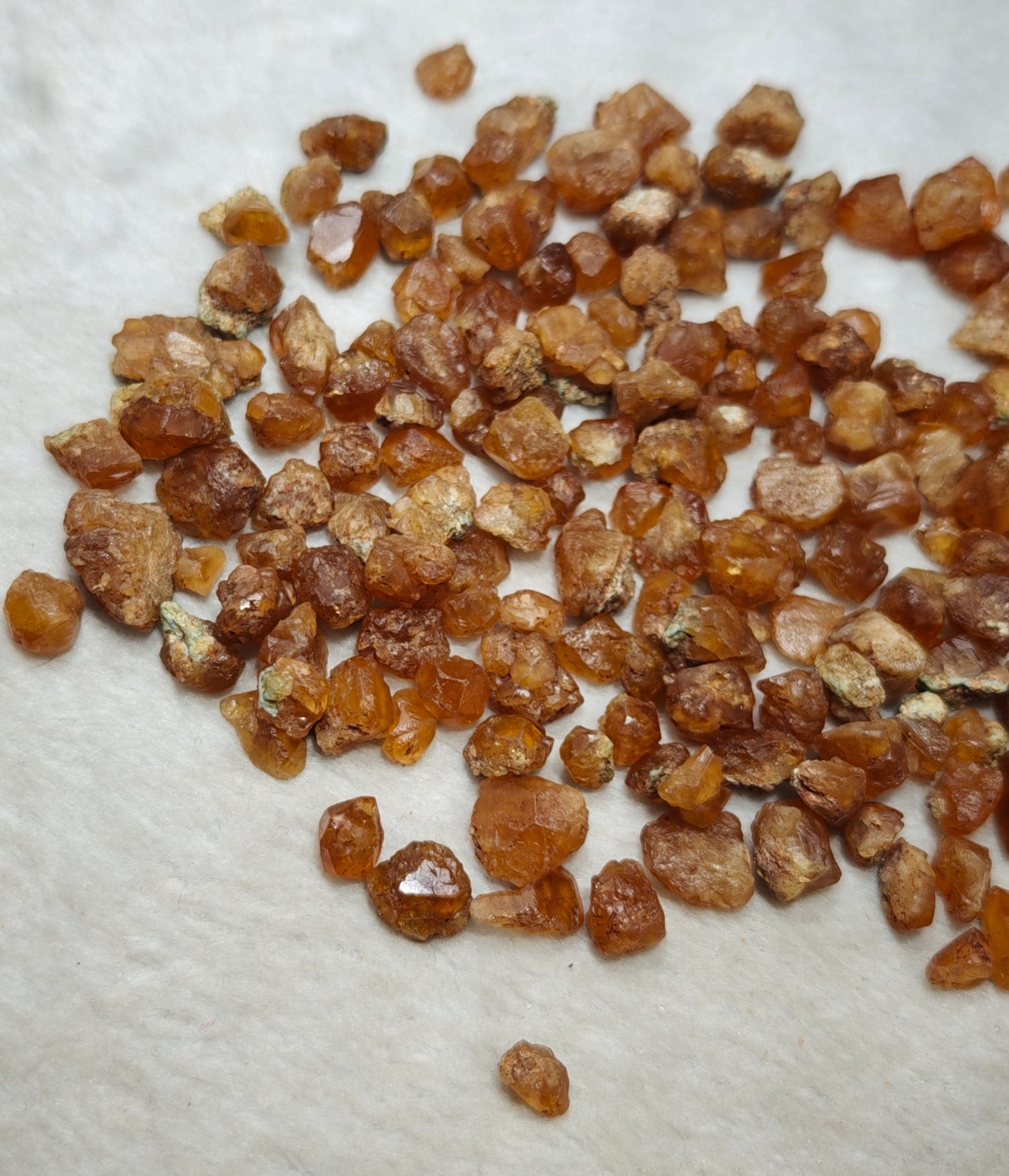 Natural grossular garnet collection 120 grams