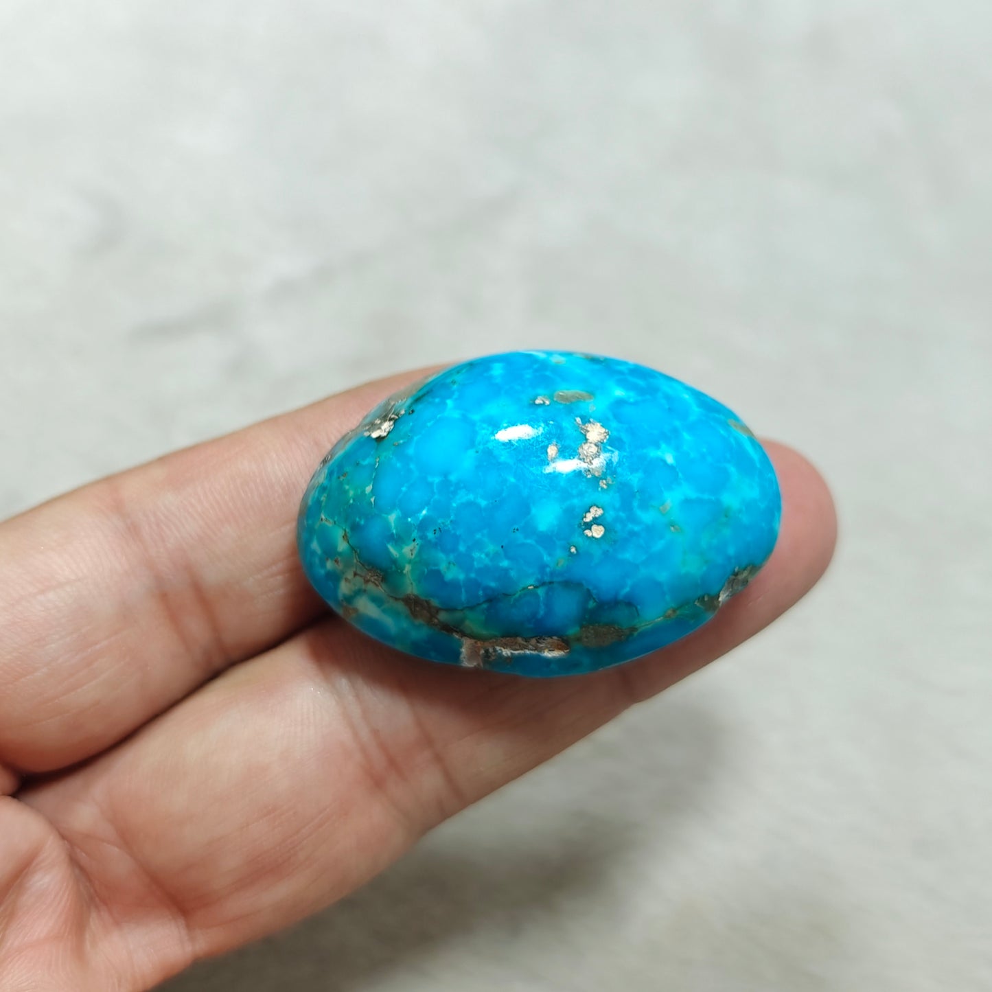 natural stabilized turquoise cabochon 26 grams