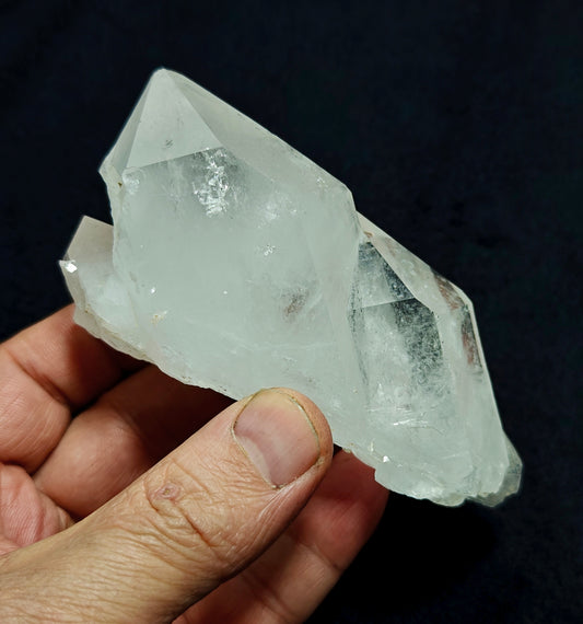 An amazing specimen of Terminated clear Quartz Crystals 271 grams