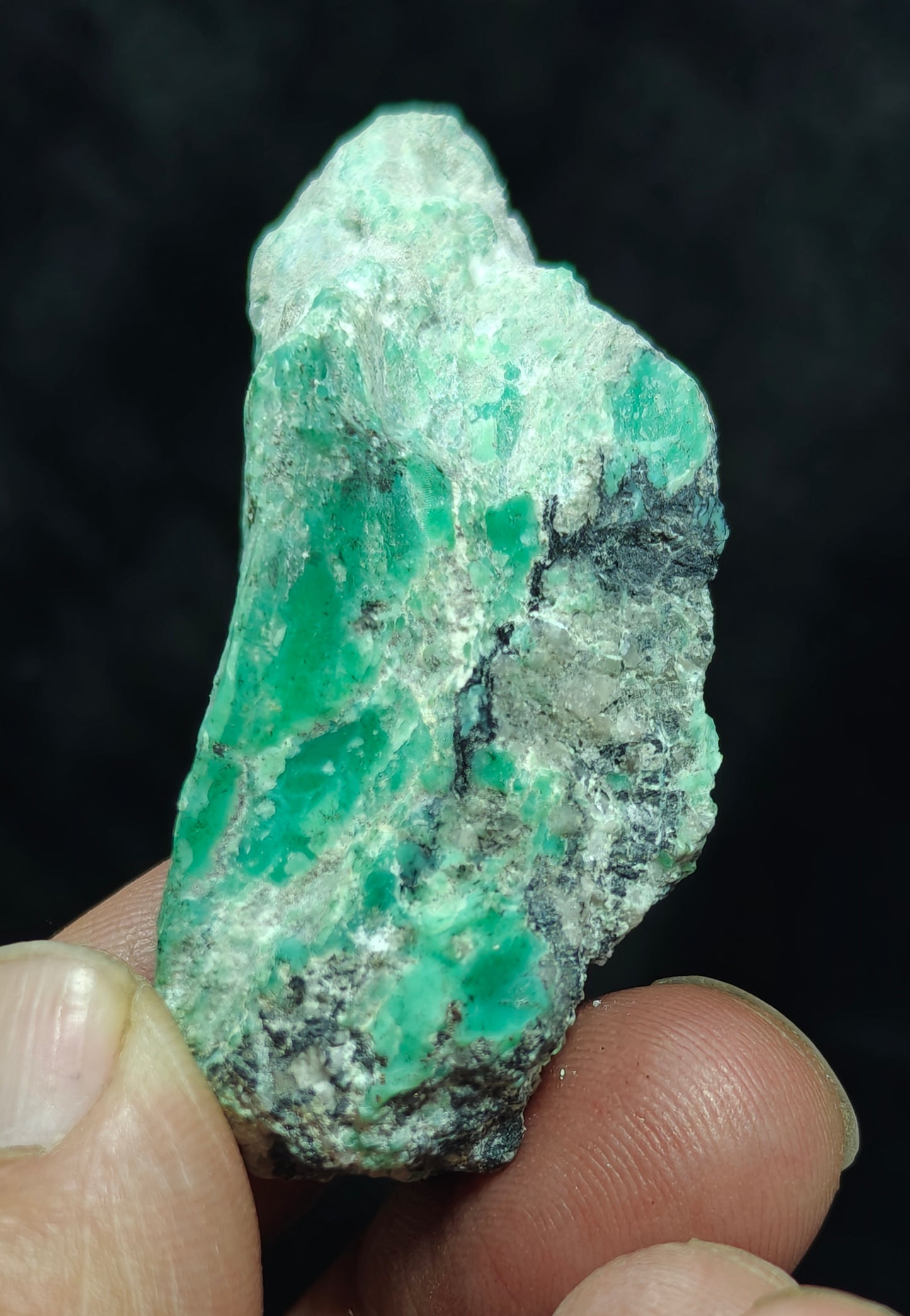 Natural green variscite chunk 48 grams