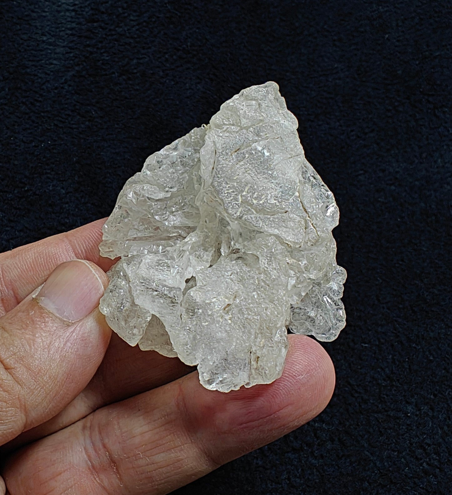 Natural etched pollucite 64 grams