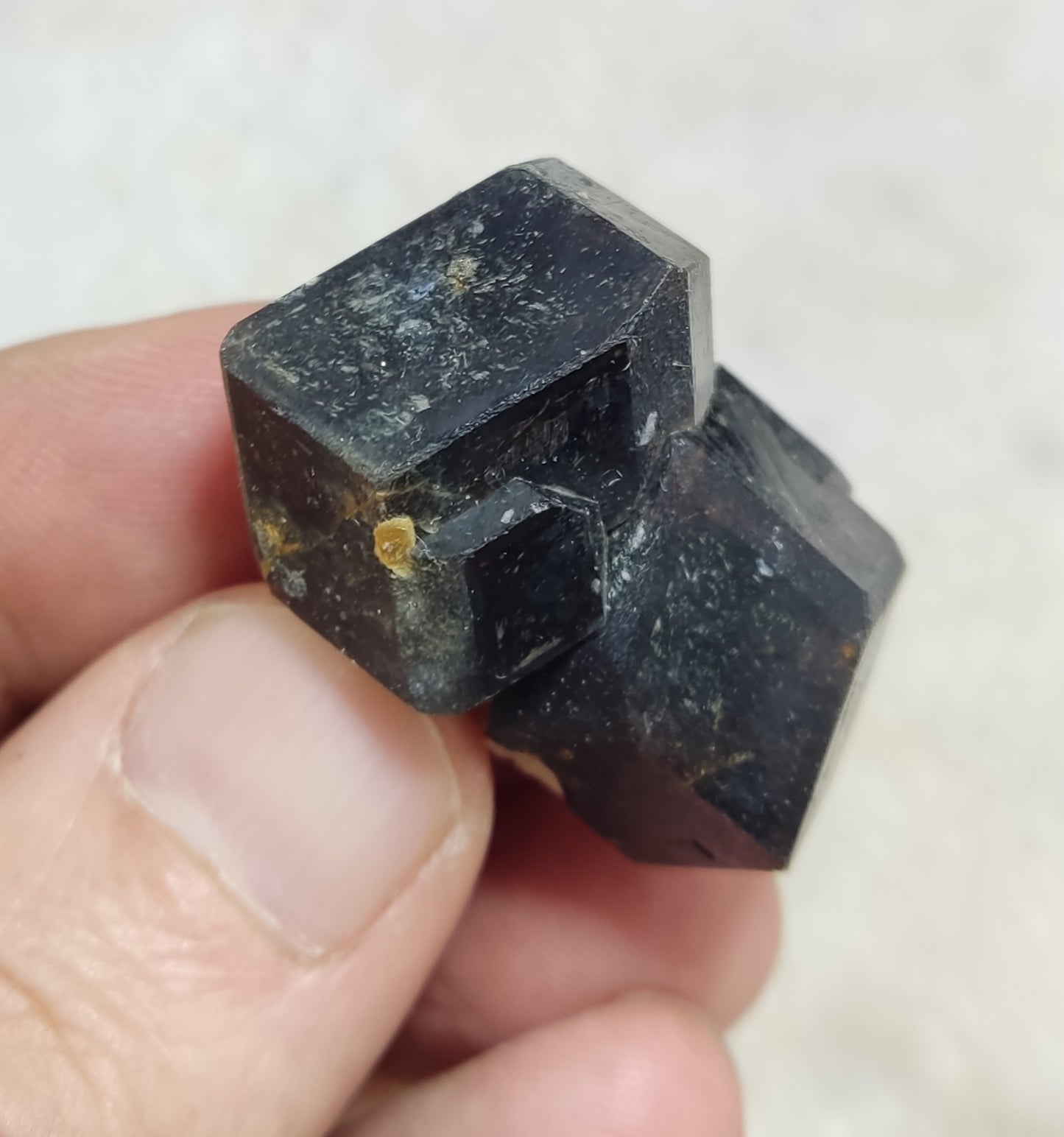 Natural Twin Andradite Garnets Specimen 36 grams