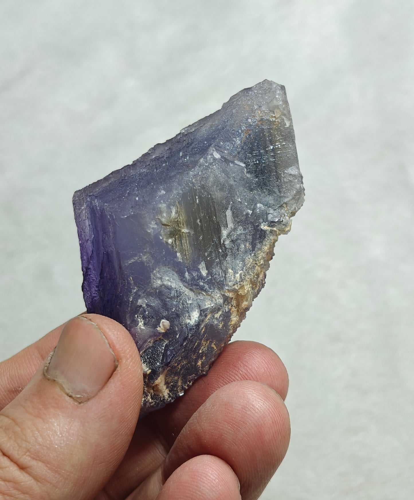 Natural Purple Fluorite Specimen 105 grams