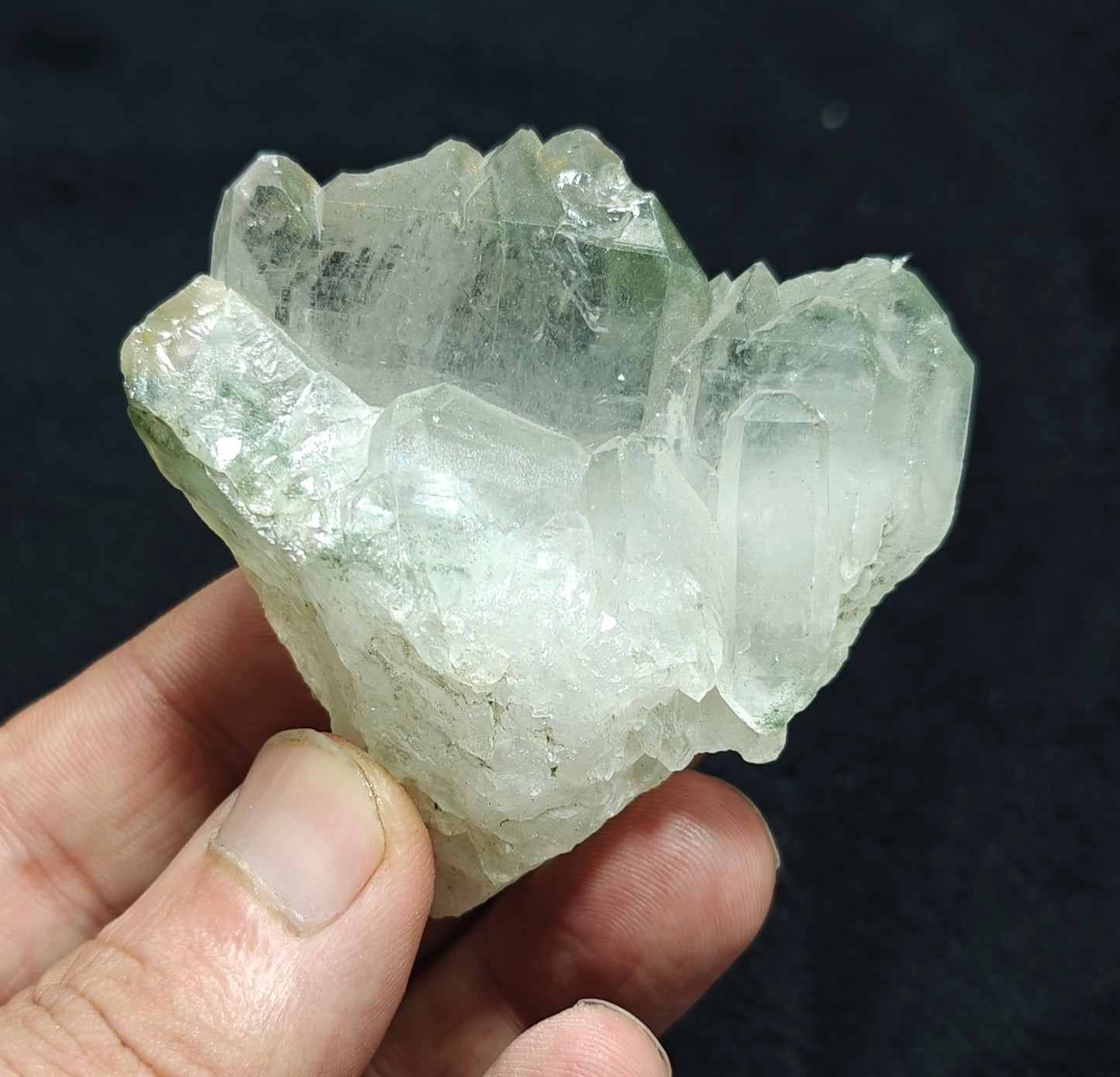 Natural terminated Chlorite Quartz 118 grams
