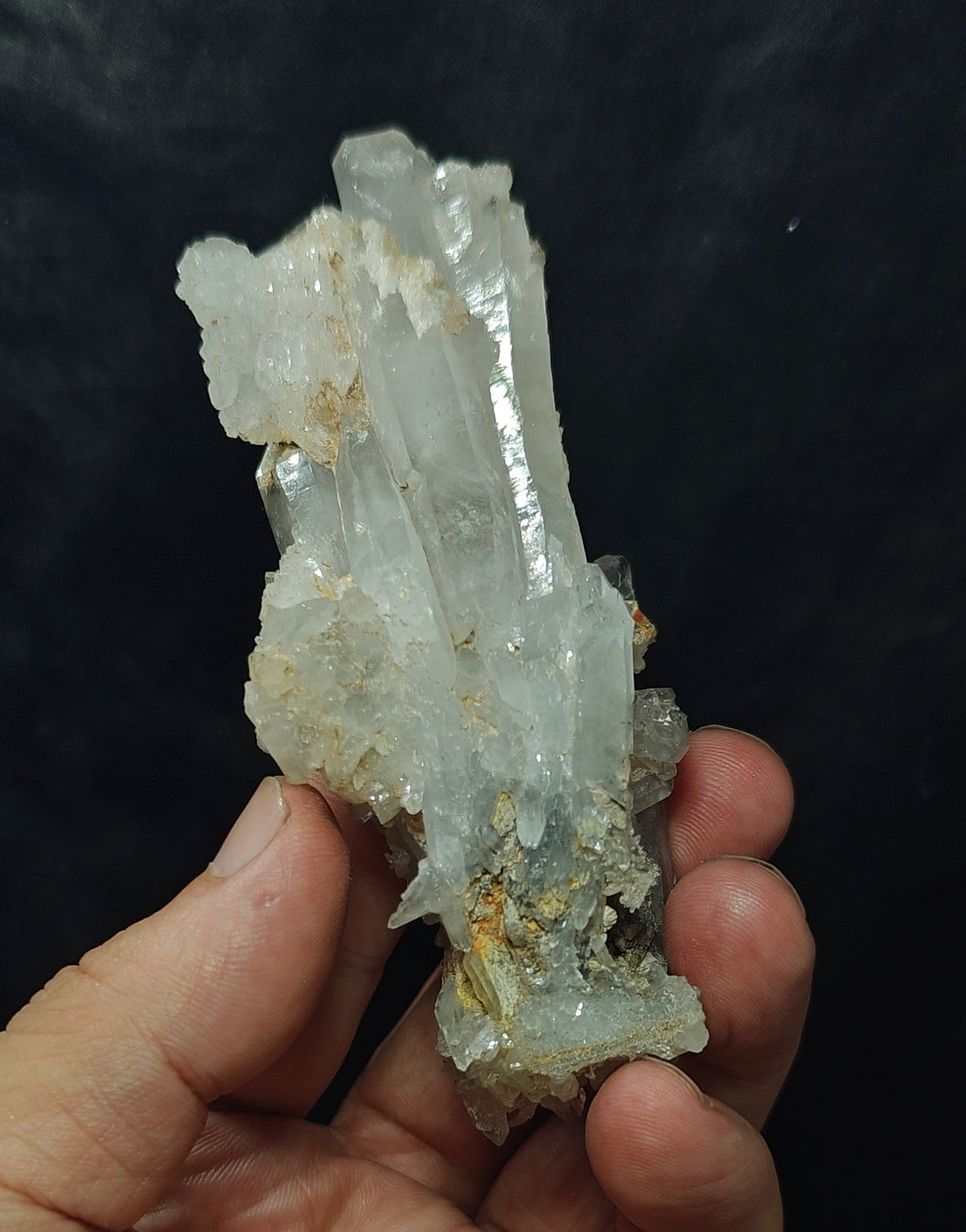 Chlorite Quartz Crystals cluster 135 grams