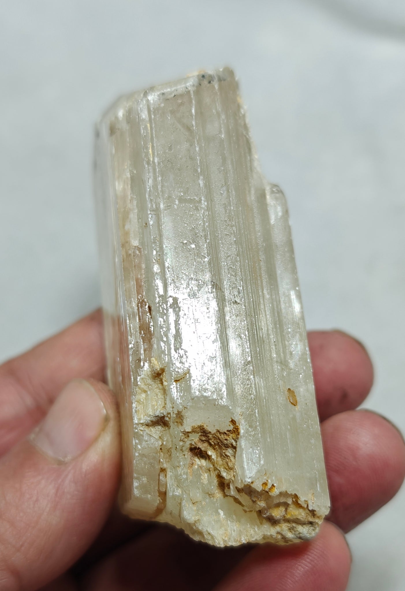 Natural spodumene crystal 248 grams