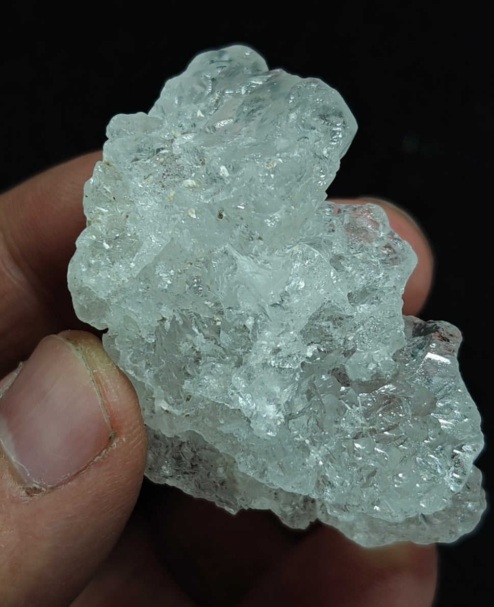 Natural etched pollucite 56 grams