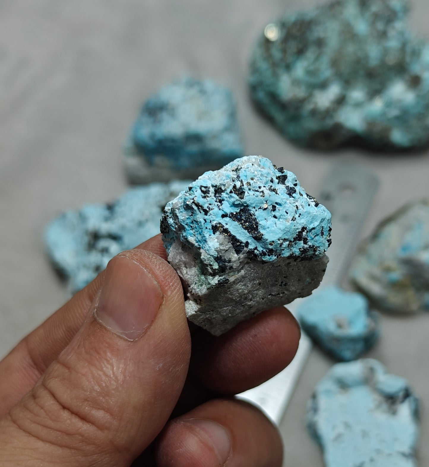 Lot of Natural turquoise 1 kg