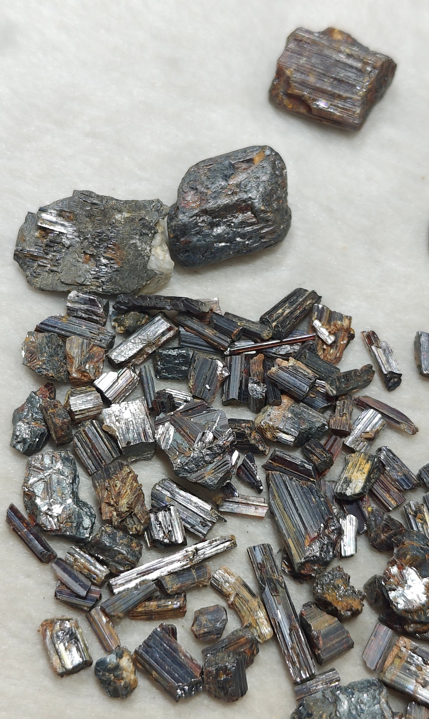 Rare rutiles crystals collection 66 grams