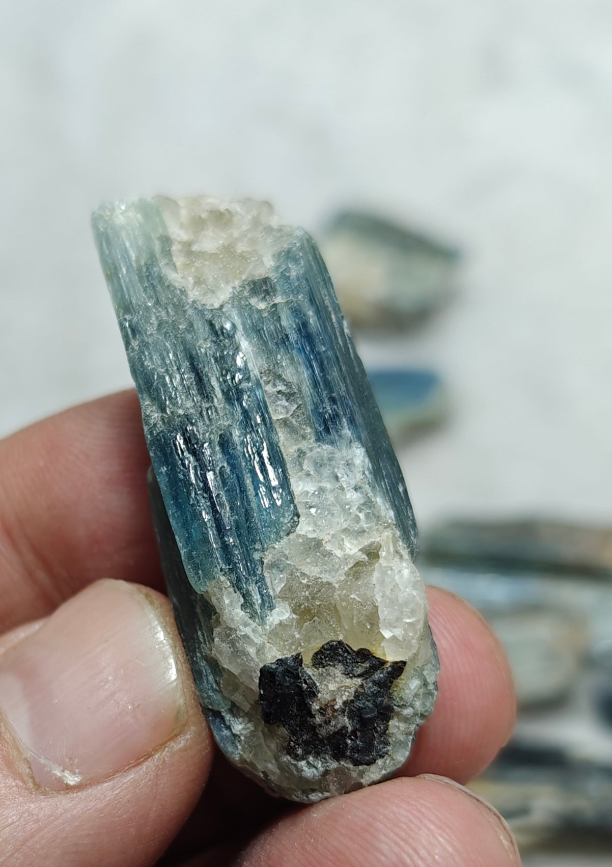 Natural kyanite crystals collection 160 grams