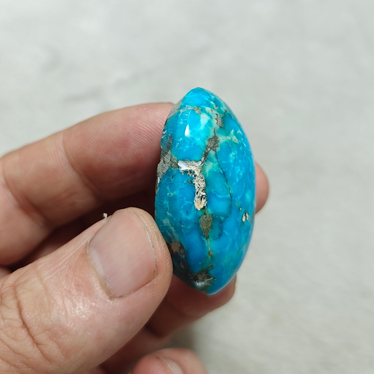 natural stabilized turquoise cabochon 26 grams