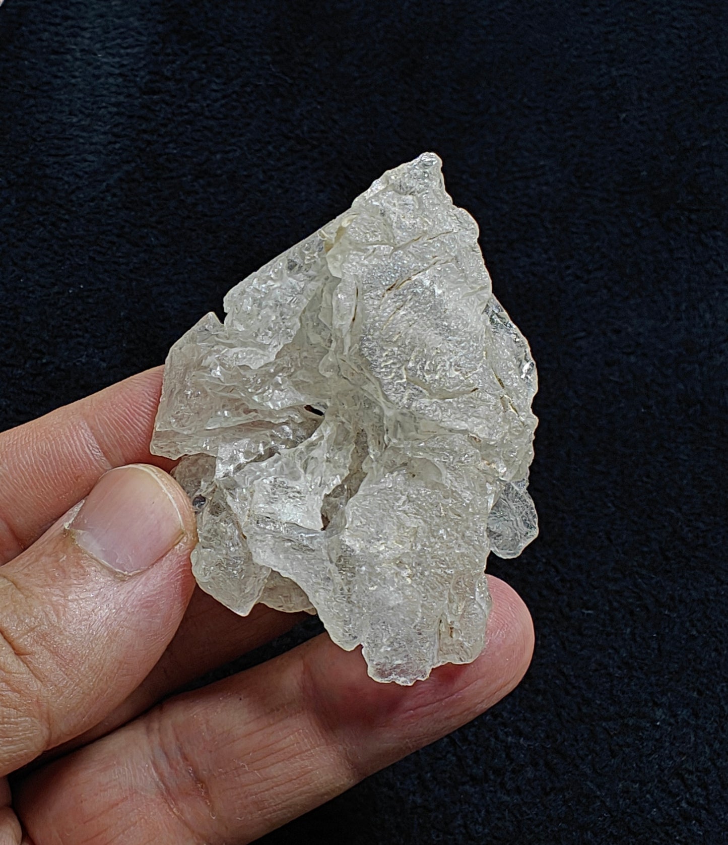 Natural etched pollucite 64 grams
