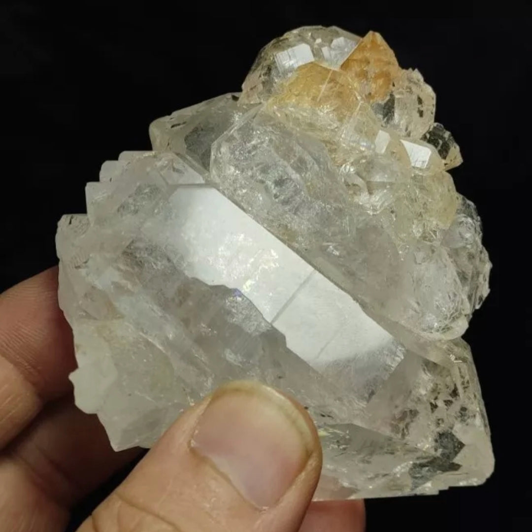 Very Aesthetic Gwindel Quartz Crystal Fully Terminated  245 grams