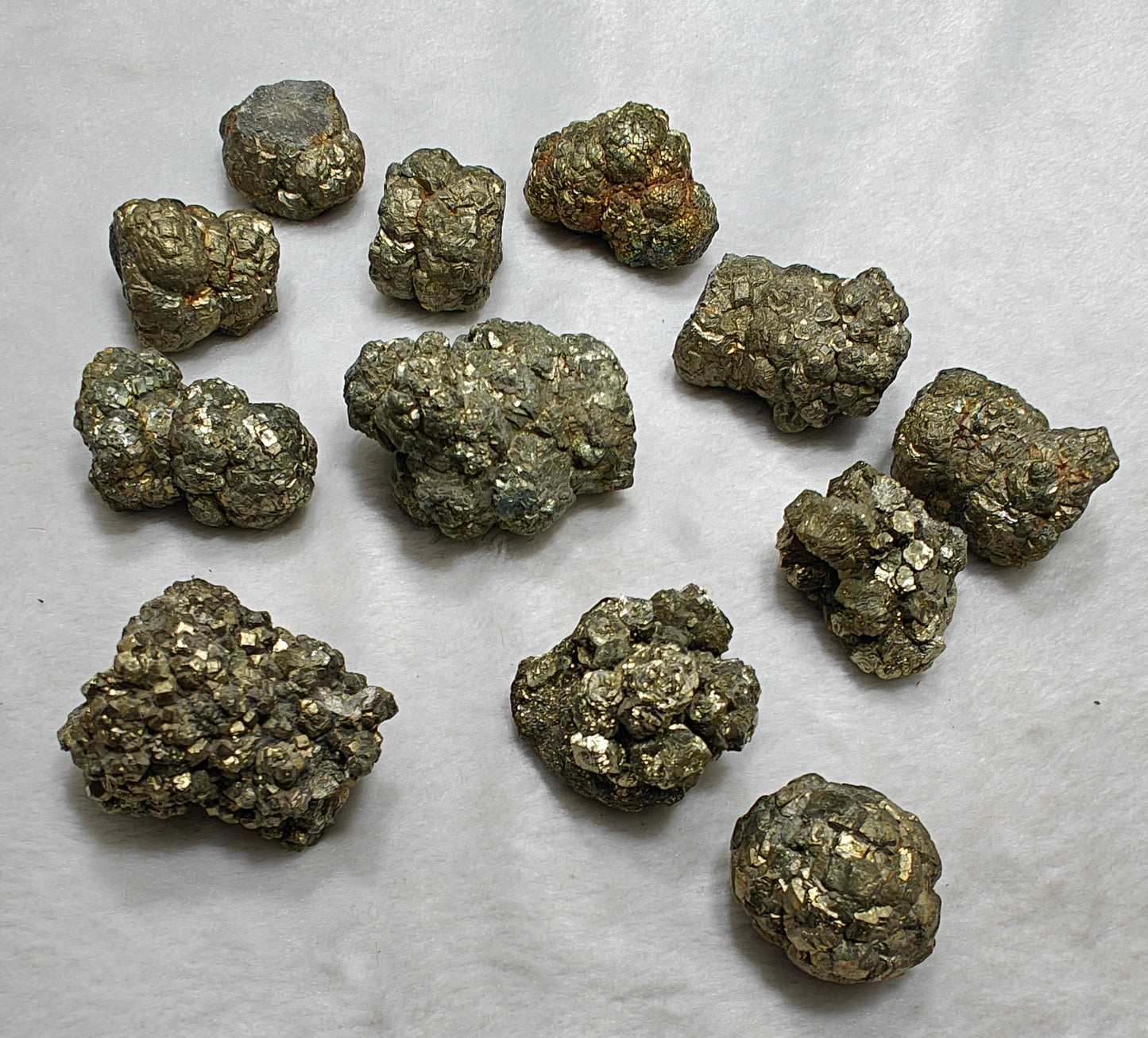 Pyrite marcasite collection 780 grams