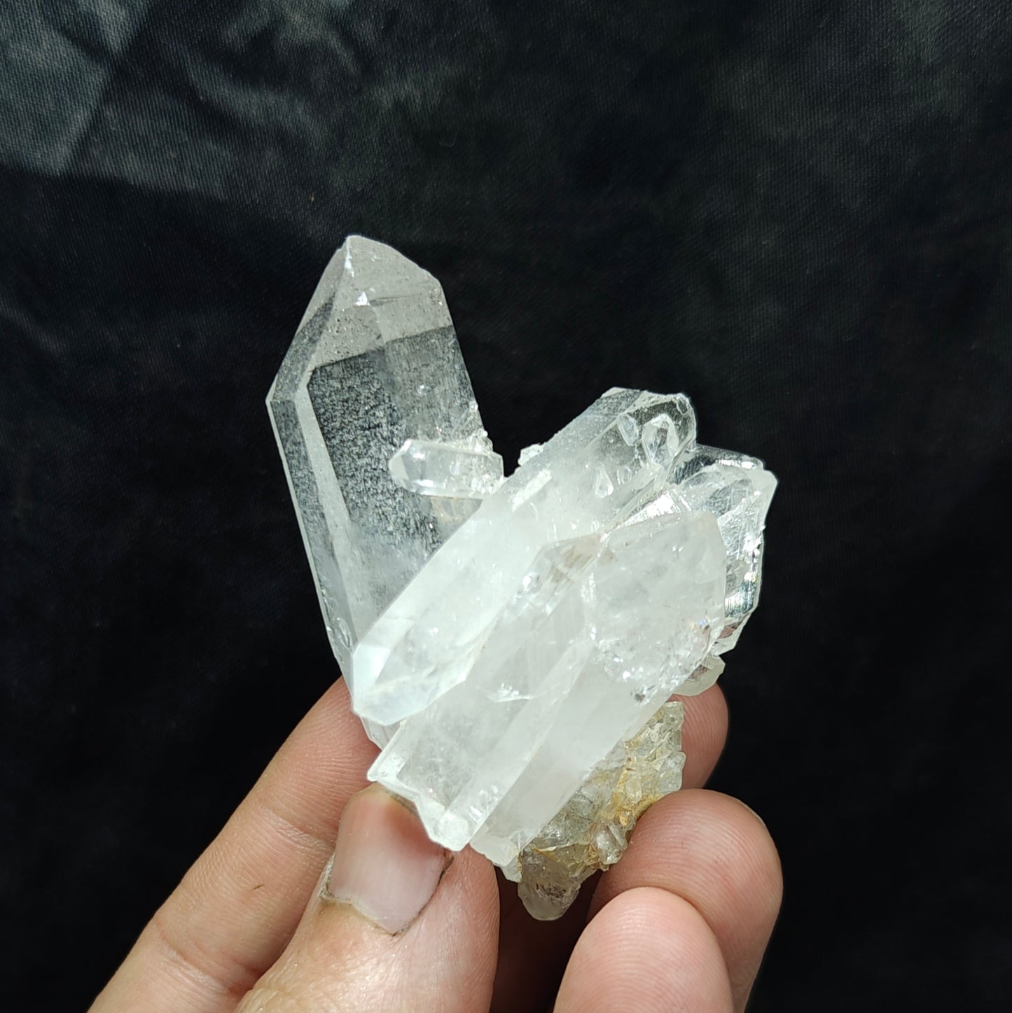Natural Clear Quartz cluster 74 grams