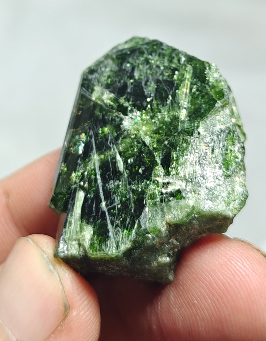 Natural Green diopside crystal 22 grams