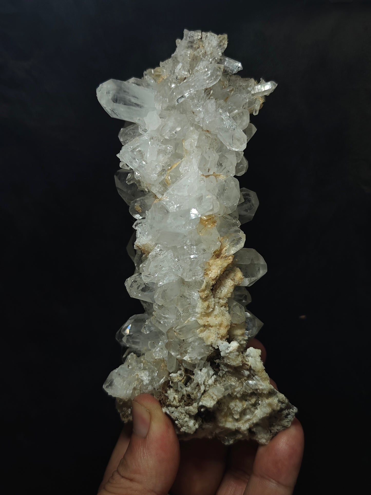 Natural Faden Quartz Cluster 400 grams