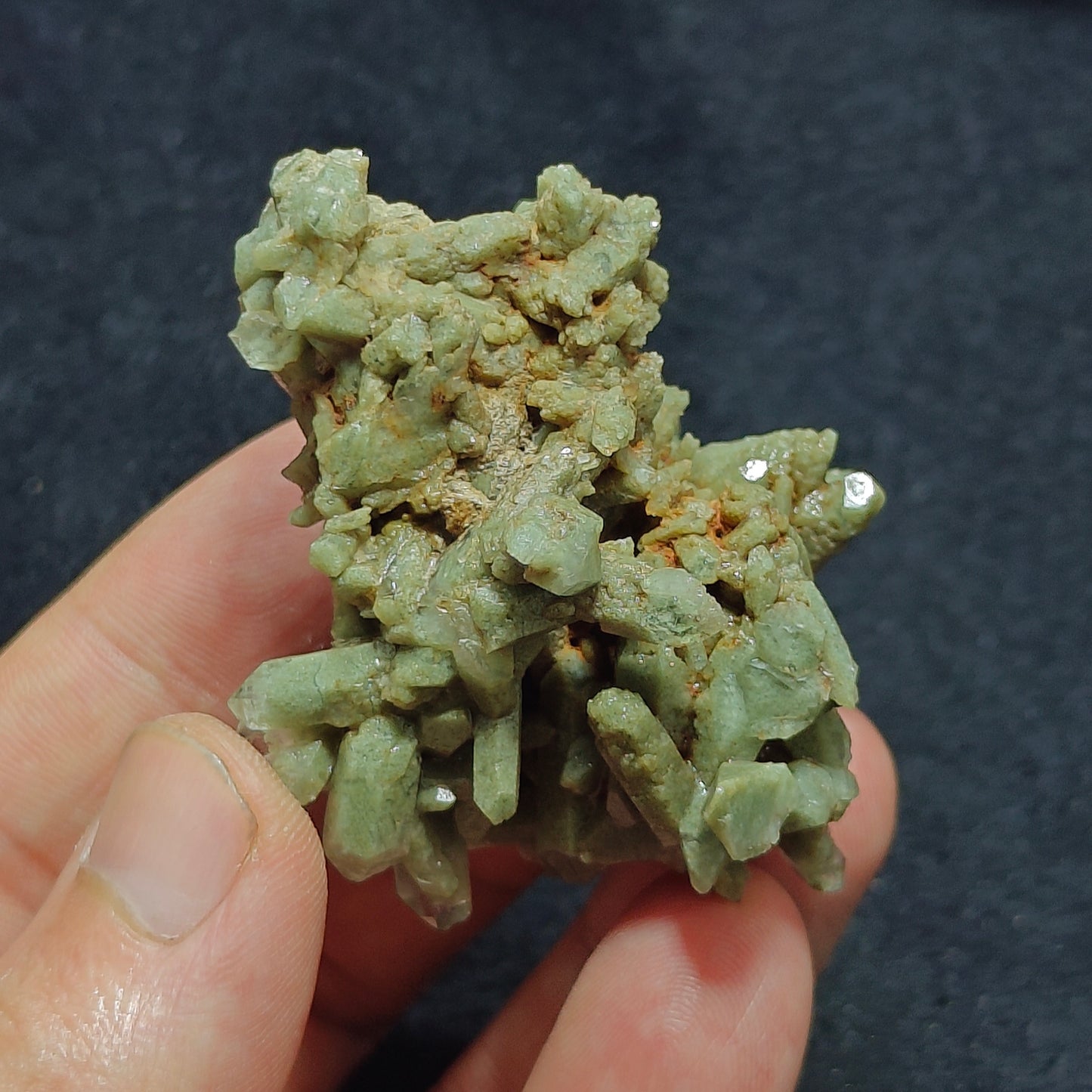 Chlorite Quartz crystal 63 grams